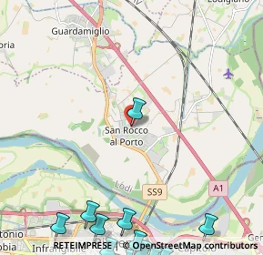 Mappa Via Martiri della Libertà, 26865 San Rocco al Porto LO, Italia (4.003)