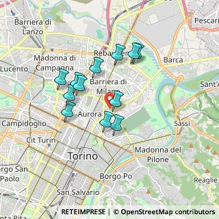 Mappa Via Como, 10152 Torino TO, Italia (1.48917)