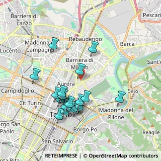Mappa Via Como, 10152 Torino TO, Italia (1.846)
