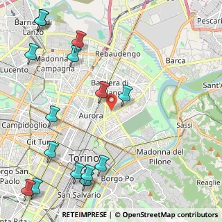 Mappa Via Como, 10152 Torino TO, Italia (3.03333)
