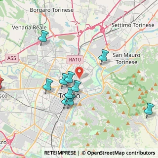Mappa Via Como, 10152 Torino TO, Italia (4.595)