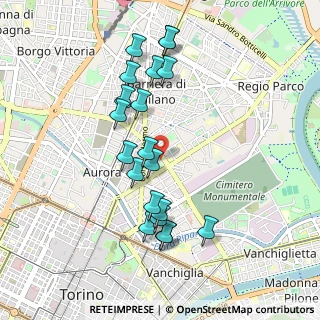 Mappa Via Como, 10152 Torino TO, Italia (0.9335)