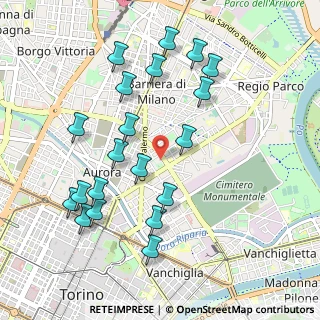 Mappa Via Como, 10152 Torino TO, Italia (1.057)