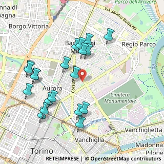 Mappa Via Como, 10152 Torino TO, Italia (1.0545)
