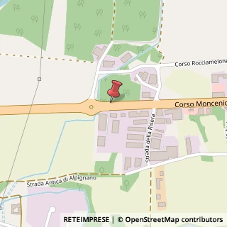 Mappa Corso Moncenisio, 13, 10090 Rosta, Torino (Piemonte)