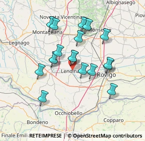 Mappa Via S. Sofia, 45026 Lendinara RO, Italia (12.80579)