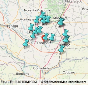 Mappa Piazza del Duomo, 45026 Lendinara RO, Italia (11.8415)