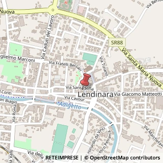 Mappa Via S. Sofia, 22, 45026 Lendinara, Rovigo (Veneto)
