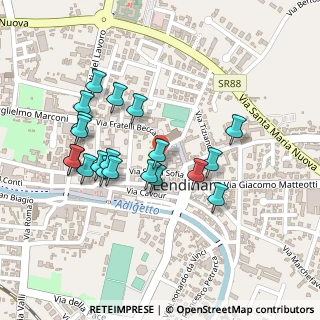 Mappa Via S. Sofia, 45026 Lendinara RO, Italia (0.2205)