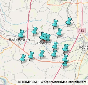 Mappa Via S. Sofia, 45026 Lendinara RO, Italia (6.37263)