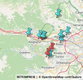 Mappa Via Cascina Tolosa, 10090 Ferriera TO, Italia (5.49273)