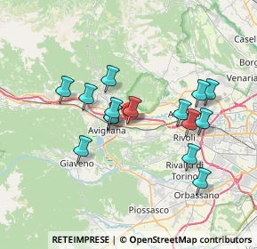 Mappa Via Cascina Tolosa, 10090 Ferriera TO, Italia (6.35267)