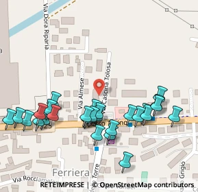 Mappa Via Cascina Tolosa, 10090 Ferriera TO, Italia (0.12857)