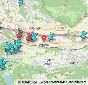 Mappa Via Cascina Tolosa, 10090 Ferriera TO, Italia (2.896)