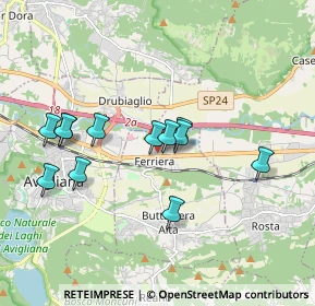 Mappa Via Cascina Tolosa, 10090 Ferriera TO, Italia (1.69)