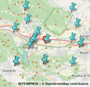 Mappa Via Cascina Tolosa, 10090 Ferriera TO, Italia (4.59222)