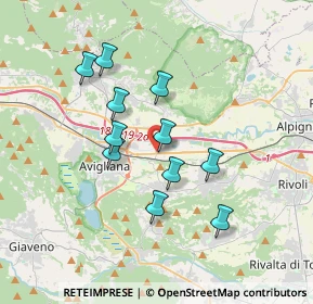 Mappa Via Cascina Tolosa, 10090 Ferriera TO, Italia (3.04364)