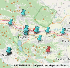 Mappa Via Cascina Tolosa, 10090 Ferriera TO, Italia (4.57444)
