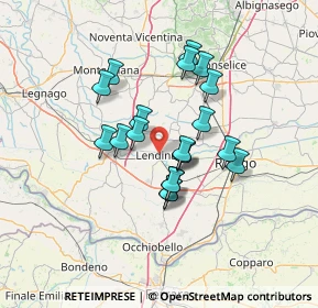 Mappa 45026 Lendinara RO, Italia (10.7475)