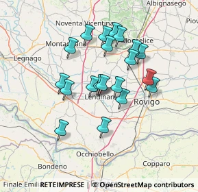 Mappa Vicolo da Carrara, 45026 Lendinara RO, Italia (11.9025)