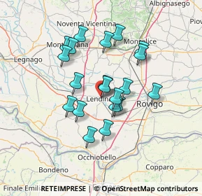 Mappa 45026 Lendinara RO, Italia (11.4745)