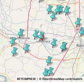 Mappa 45026 Lendinara RO, Italia (9.8865)