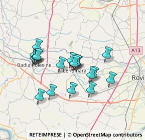 Mappa 45026 Lendinara RO, Italia (5.93526)