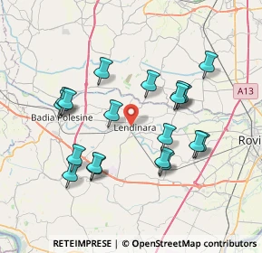 Mappa 45026 Lendinara RO, Italia (7.20947)