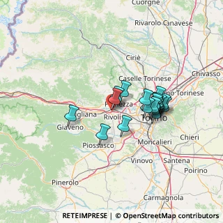 Mappa Tangenziale Nord di Torino Tang.le, 10091 Alpignano TO, Italia (10.72111)