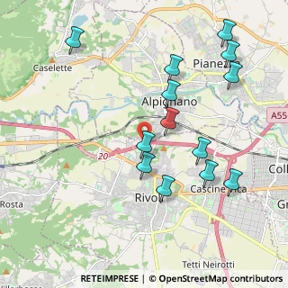 Mappa Tangenziale Nord di Torino Tang.le, 10091 Alpignano TO, Italia (2.12846)