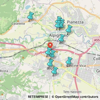 Mappa Tangenziale Nord di Torino Tang.le, 10091 Alpignano TO, Italia (1.77667)