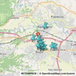 Mappa Tangenziale Nord di Torino Tang.le, 10091 Alpignano TO, Italia (1.35)