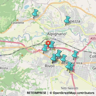 Mappa Tangenziale Nord di Torino Tang.le, 10091 Alpignano TO, Italia (1.84)