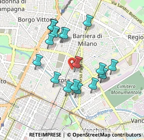 Mappa Via Giuseppe Camino, 10152 Torino TO, Italia (0.8595)