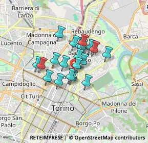 Mappa Via Giuseppe Camino, 10152 Torino TO, Italia (1.11)