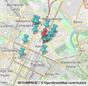 Mappa Via Giuseppe Camino, 10152 Torino TO, Italia (1.19385)