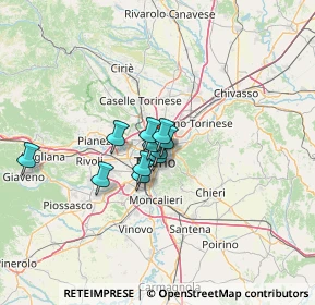 Mappa Via Giuseppe Camino, 10152 Torino TO, Italia (7.41182)