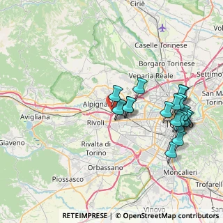 Mappa 10098 Bruere TO, Italia (8.042)