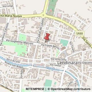 Mappa Via Baccari, 133, 45026 Lendinara, Rovigo (Veneto)