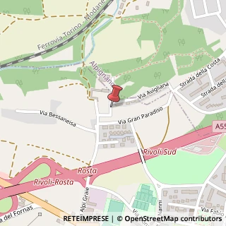 Mappa Via Dolomiti, 15, 10098 Rivoli, Torino (Piemonte)