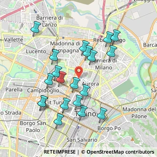 Mappa Via Urbino, 10152 Torino TO, Italia (1.95)