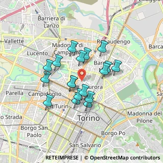Mappa Via Urbino, 10152 Torino TO, Italia (1.40556)
