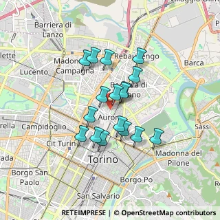 Mappa Corso Vercelli, 10152 Torino TO, Italia (1.33882)