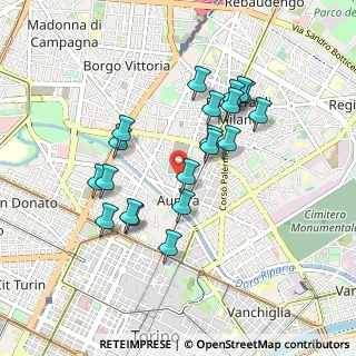 Mappa Corso Vercelli, 10152 Torino TO, Italia (0.8285)
