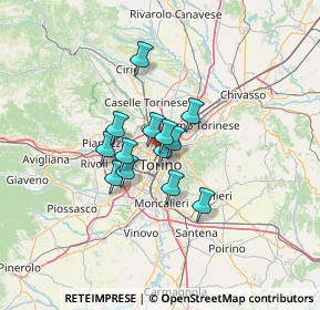 Mappa Lungo Dora Agrigento, 10152 Torino TO, Italia (8.24615)
