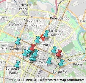 Mappa Lungo Dora Agrigento, 10152 Torino TO, Italia (1.98875)