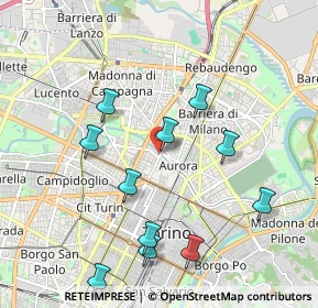 Mappa Lungo Dora Agrigento, 10152 Torino TO, Italia (2.08091)