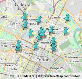 Mappa Lungo Dora Agrigento, 10152 Torino TO, Italia (1.52438)