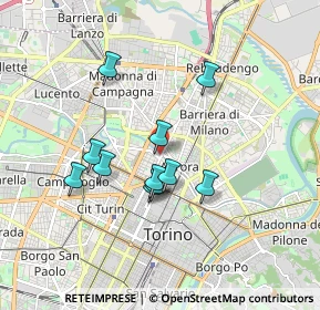 Mappa Lungo Dora Agrigento, 10152 Torino TO, Italia (1.45636)