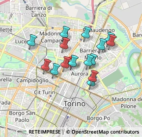 Mappa Lungo Dora Agrigento, 10152 Torino TO, Italia (1.41)